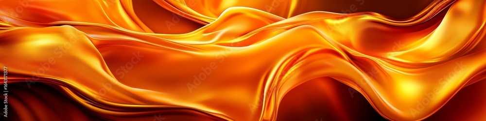 Canvas Prints abstract gold waves a stunning metallic surface with shimmering highlights in vector graphic design