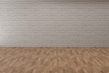 Modern empty room with minimal space. 3D rendering