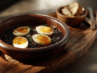 Eggs with Mushroom Sauce