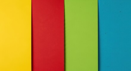 Fototapeta premium A close-up abstract view of four colorful vertical stripes