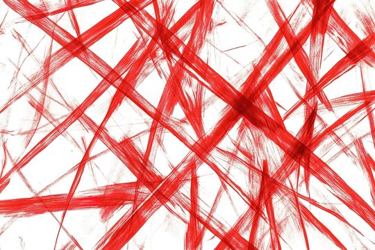 A layered effect of multiple red scribble circles overlapping each other, creating a messy yet artistic texture, isolated on a white surface