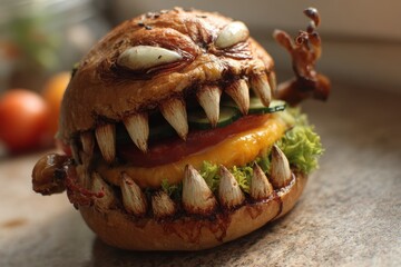 Monster Burger: Creepy Food Art