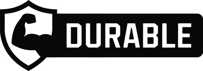 Durable shield arm logo design