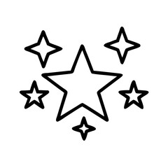 Obraz premium North star icon design.