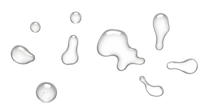 Realistic water drops, Condensation on the window, transparent water drop. Abstract water drops, bubbles on transparent background, digital liquid design.