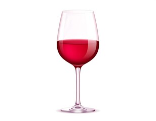 Red wine in a glass