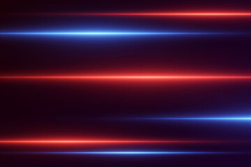 Glowing neon light lines. Vector illustration