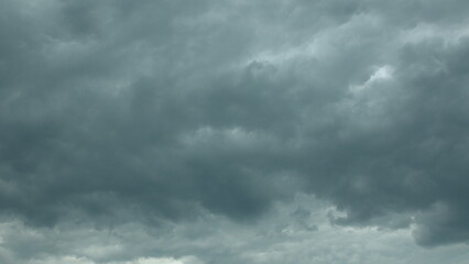 A Dramatic Overcast Sky with Dark, Brooding Clouds Enhancing the Atmospheric Feel of Nature
