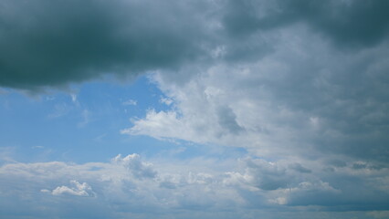 Dramatic Cloud Scenery A Beautiful and Captivating Sky Transition with Dynamic Colors and Shapes