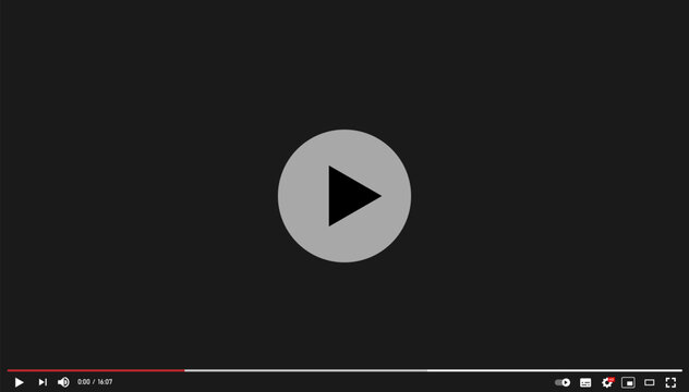 Youtube video player template