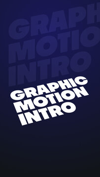 Minimal 3D Text Animation Template