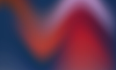 Abstract swirls of red and blue with a touch of purple