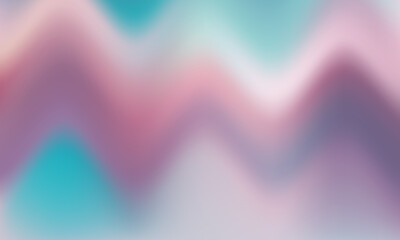 Abstract soft gradient waves of pink teal and purple