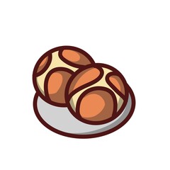  French bread basket bakery food