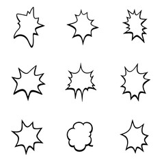 black and white stars