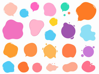 set of colorful easter eggs with ribbons