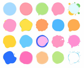 Colorful easter eggs