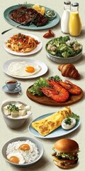 Delicious Food Variety: A Culinary Collection