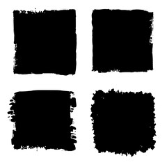 set of grunge frames