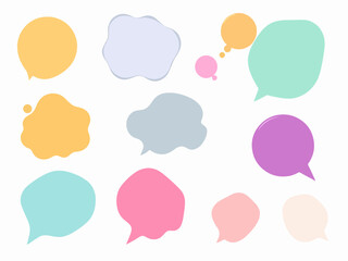 colorful speech bubbles