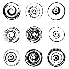 seamless pattern with spirals