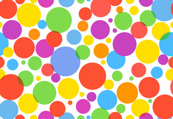Easter eggs seamless pattern, colorful balloons seamless pattern