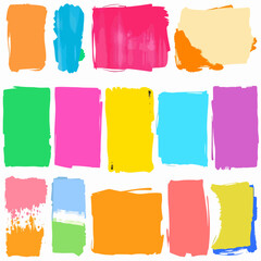 set of colored paper