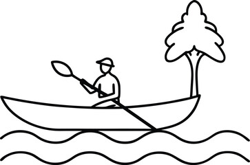 fishing boat silhouette