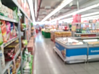 defocused of minimarket