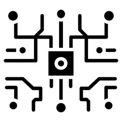 Circuit icon vector image. Can be used for Electrician Tools.