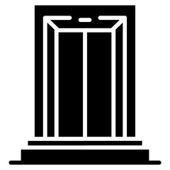 Elevator icon vector image. Can be used for Mall.