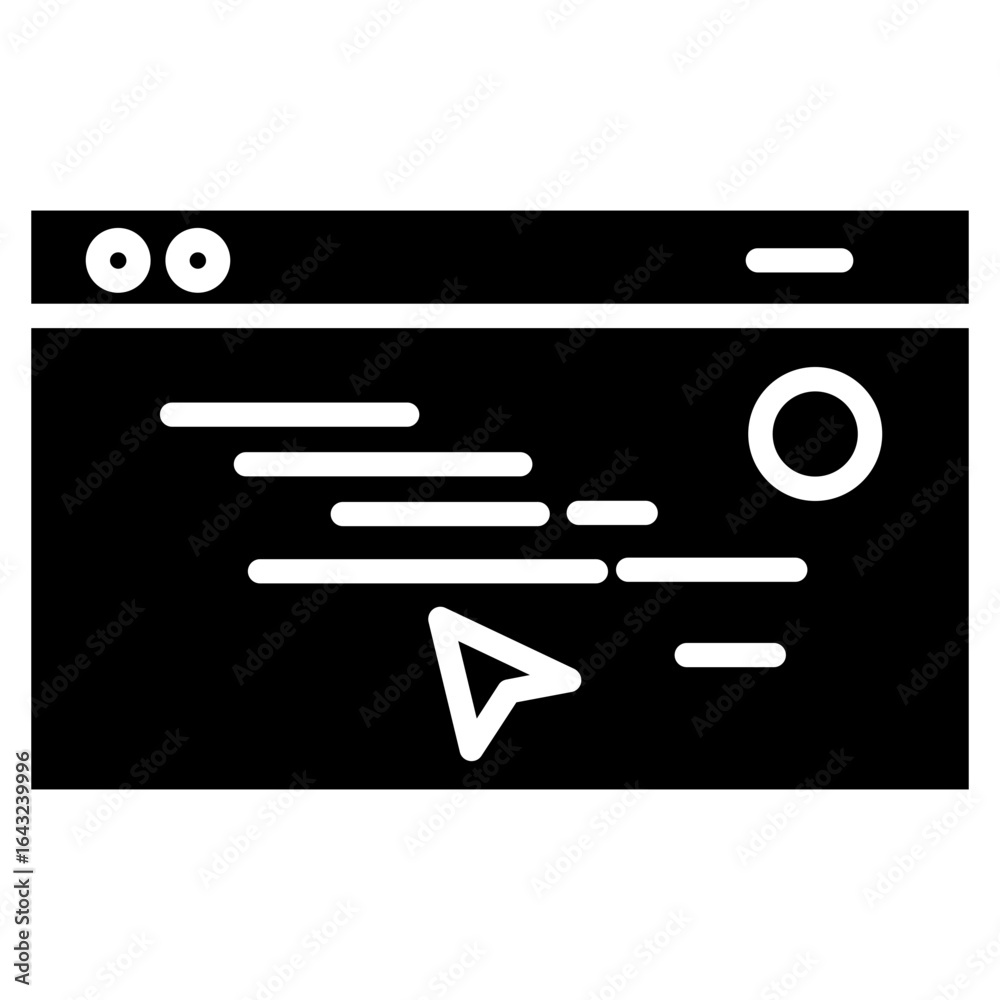 Wall mural backend development icon vector image. can be used for computer programming.