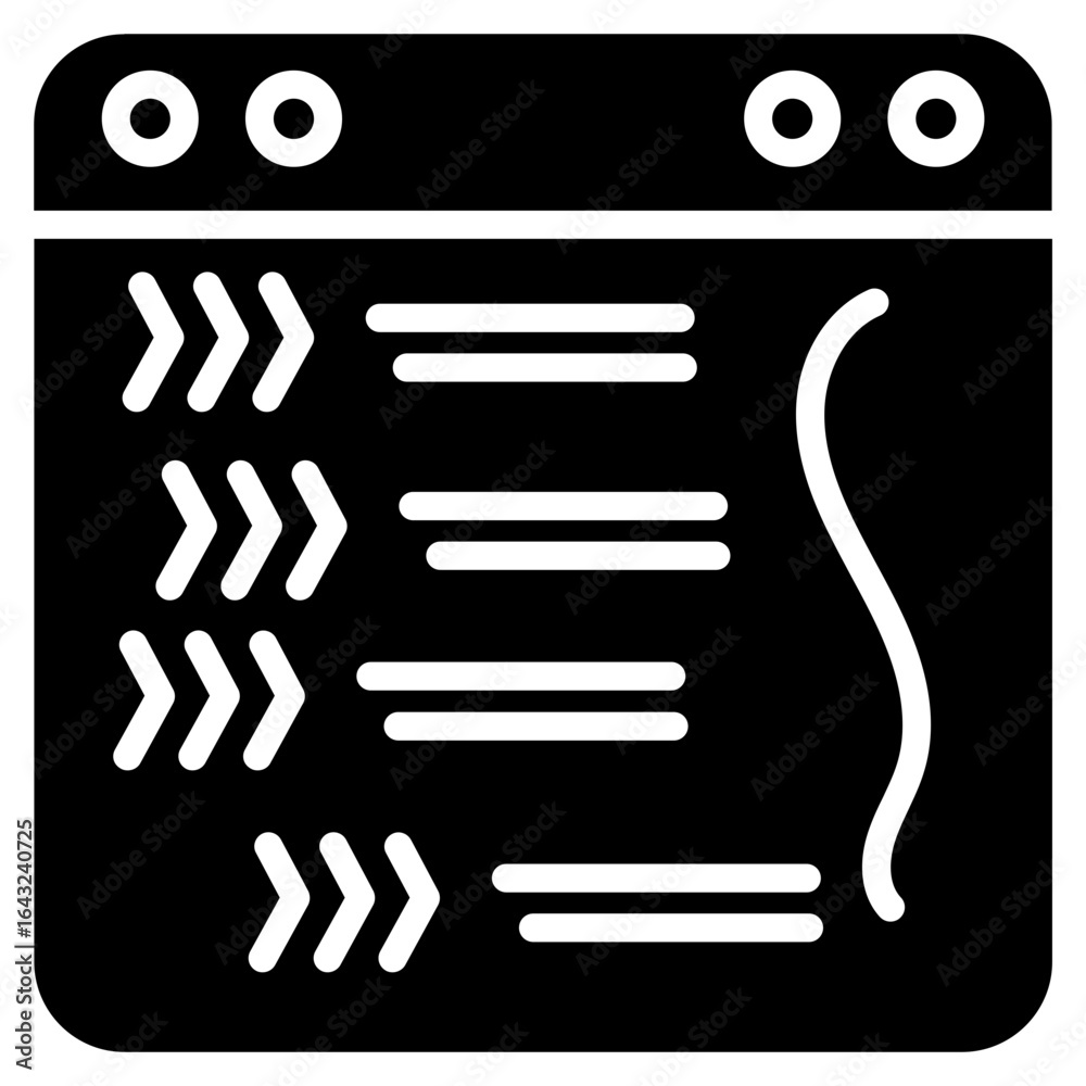 Wall mural code correction icon vector image. can be used for computer programming.