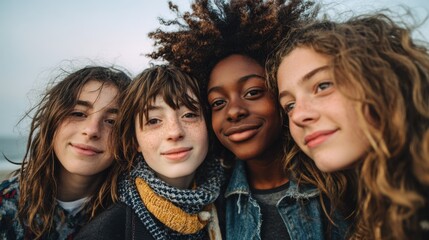 Fototapeta premium A phase of self-discovery, strong feelings, and sharper reasoning, adolescence bridges childhood and adult life. 