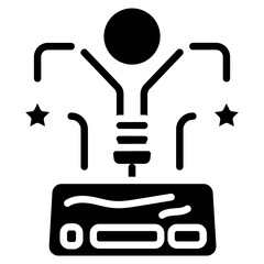 Keywords Generator icon vector image. Can be used for Online Marketing.