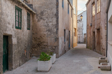 Calle de San Ciprián, Cervo, Lugo, Galicia, España