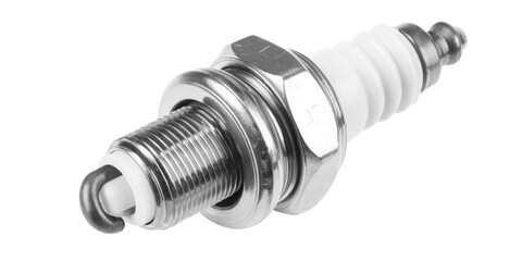 Spark plug isolated on white background
