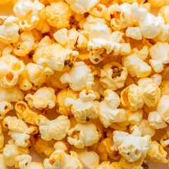 Close-up popcorn texture
