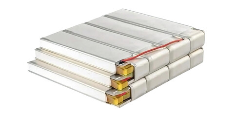 Lithium polymer batteries isolated - Lipo batterie - 3d illustration
