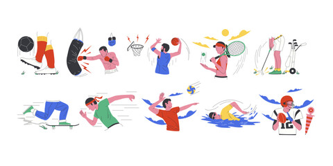 Sport Activity Illustration