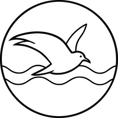 vector illustration of a dove
