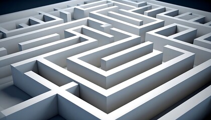 Intricate maze design