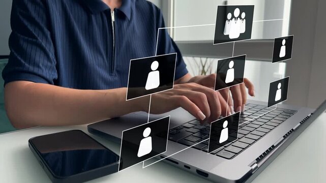 Organizational chart company hierarchy,roles,team structure,showing connections between managers, employees,and departments for clear communication workflow.Scheme hierarchy management of corporate.