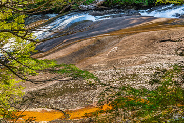 Cantaros Waterfall, near Puerto Blest, Rio Negro Province, Patagonia, Argentina.
