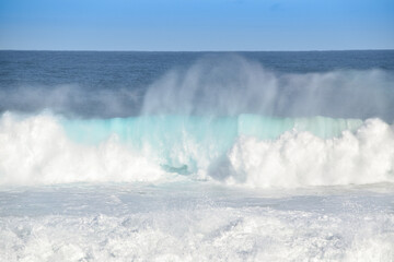 Very large waves near Hermanus in South Africa