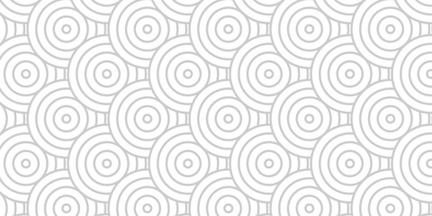 Overlapping abstract pattern creative fabric textile. seamless diamond geometric waves spiral abstract circle wave line design.	
