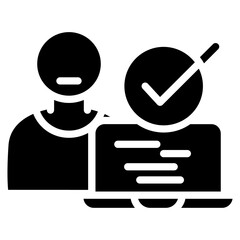 User Acceptance Testing icon vector image. Can be used for Quality Assurance.