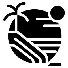 Pool Slide icon vector image. Can be used for Amusement Park.