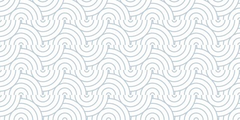 Minimal Overlapping Pattern creative fabric textile diamond geometric waves spiral abstract circle wave line. white and gray seamless tile stripe geometric create retro line pattern background.	