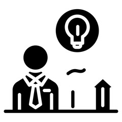 Mentorship icon vector image. Can be used for Leadership.